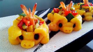 #aca烤明星大赛#golden Pig to Send Blessings recipe