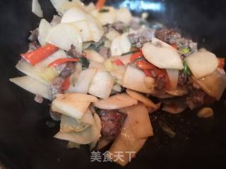 Fried Beef with Cold Potatoes recipe