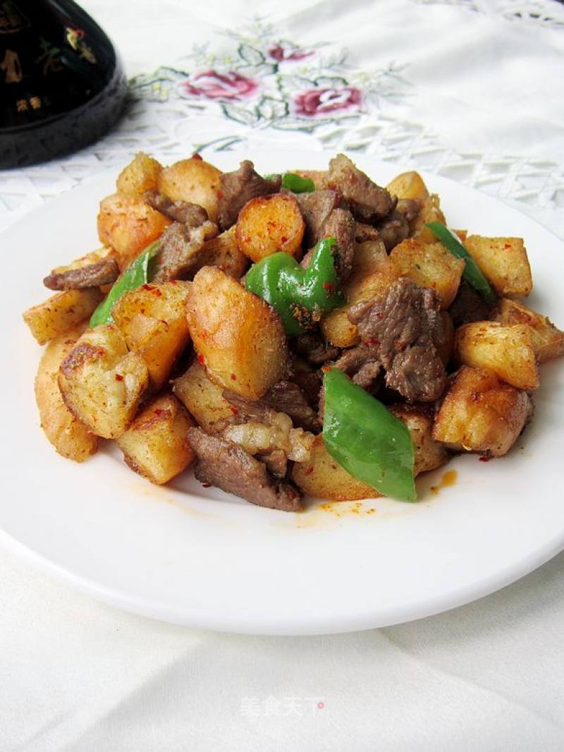 Stir-fried Pork with Dry Naan recipe