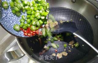 Scrambled Eggs with Hang Pepper and Shrimp Skin recipe