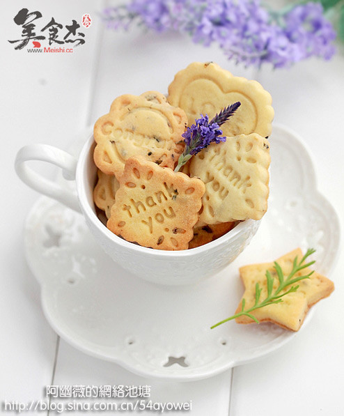 Lavender Butter Cookies recipe