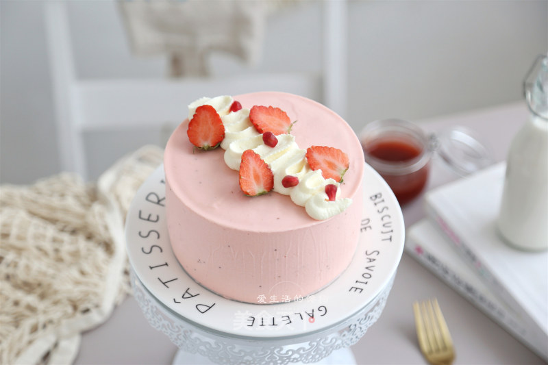 Strawberry Mousse Cake recipe