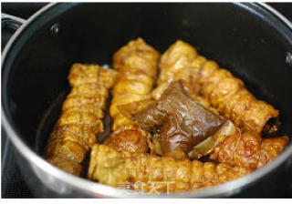 Beancurd Meat Roll recipe