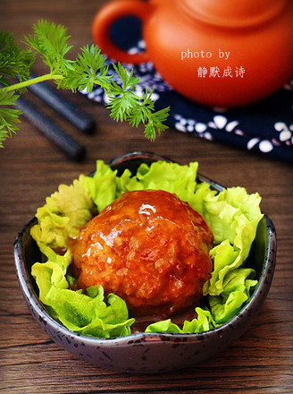 Meat Ball with Soy Sauce recipe