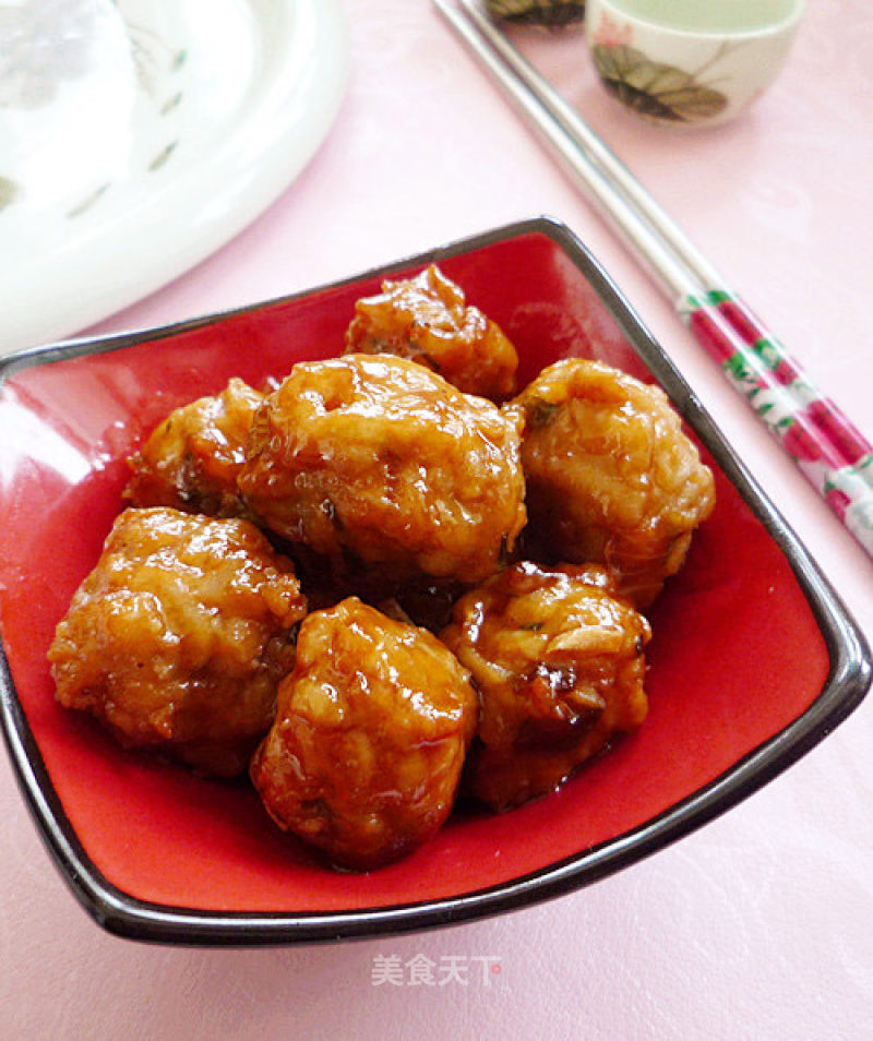 Sweet and Sour Lotus Root Pills recipe
