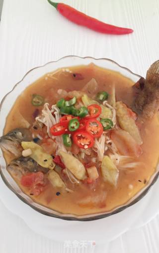 Sour and Spicy Sea Bass Soup recipe