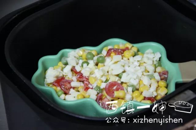 Fried Pot Edition Cheese Baked Colorful Corn recipe