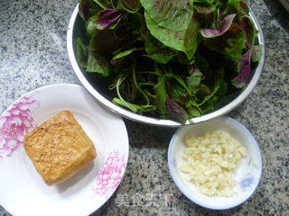 Stir-fried Red Amaranth recipe