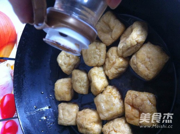 Dried Tofu in Marinade Oil recipe