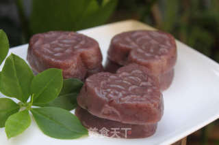 Sweet and Soft Glutinous "red Bean Cake" recipe