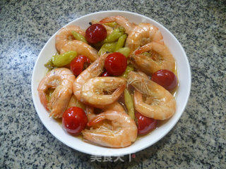 Shrimp with Pickled Peppers recipe