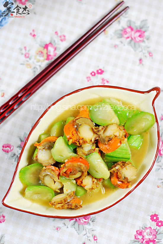 Scallop Loofah recipe