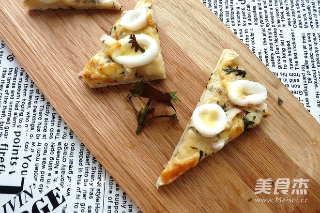 Squid Perilla Pizza recipe