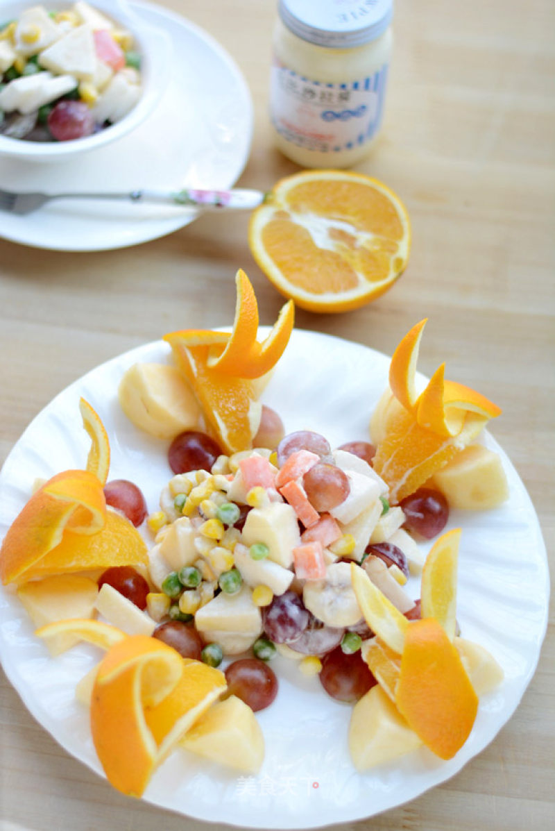 [fruit and Vegetable Salad] An Afternoon Dessert Suitable for Pregnant Women and Children recipe