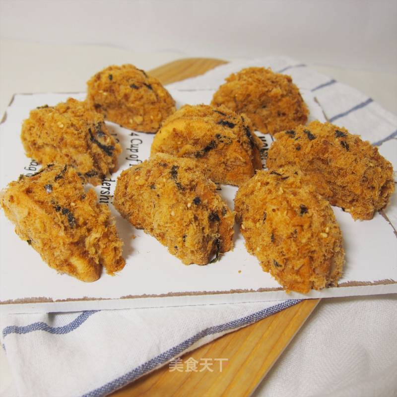 #四session Baking Contest and It's Love to Eat Festival#cheese Sauce Pork Floss Beckham (healthy Cheese Sauce) recipe