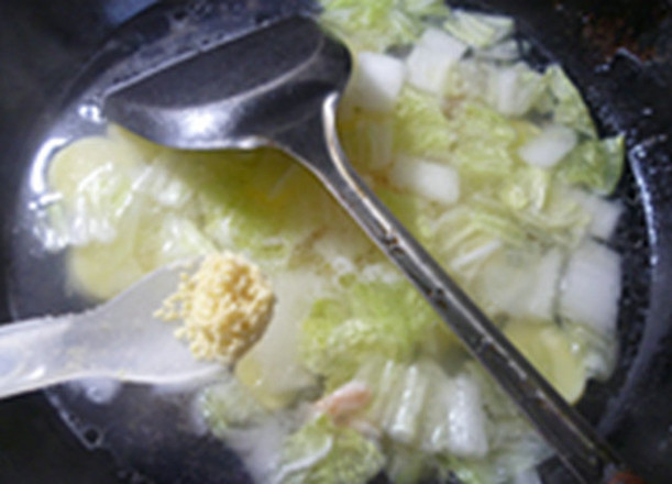 Shrimp and Chinese Cabbage Tofu Soup recipe