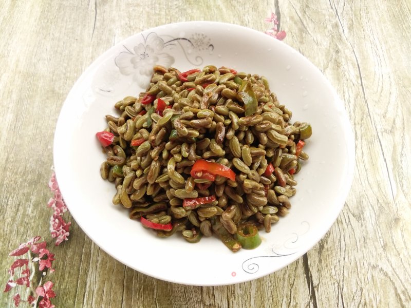 Fried Beans and Rice recipe