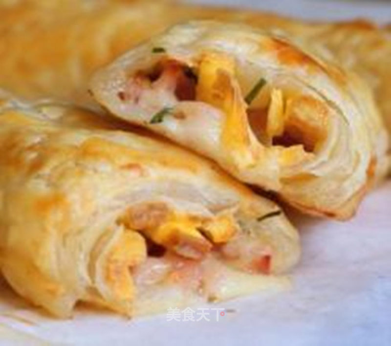 Bacon Concentrated Cheddar Cheese Sauce Crispy Rolls recipe