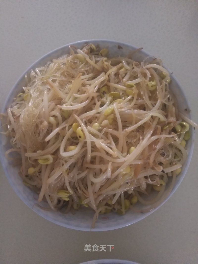 Stir-fried Vermicelli with Bean Sprouts recipe
