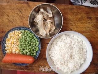 Colorful Sujin-matsutake Rice recipe