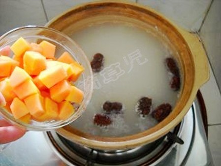 Papaya and Barley Congee recipe