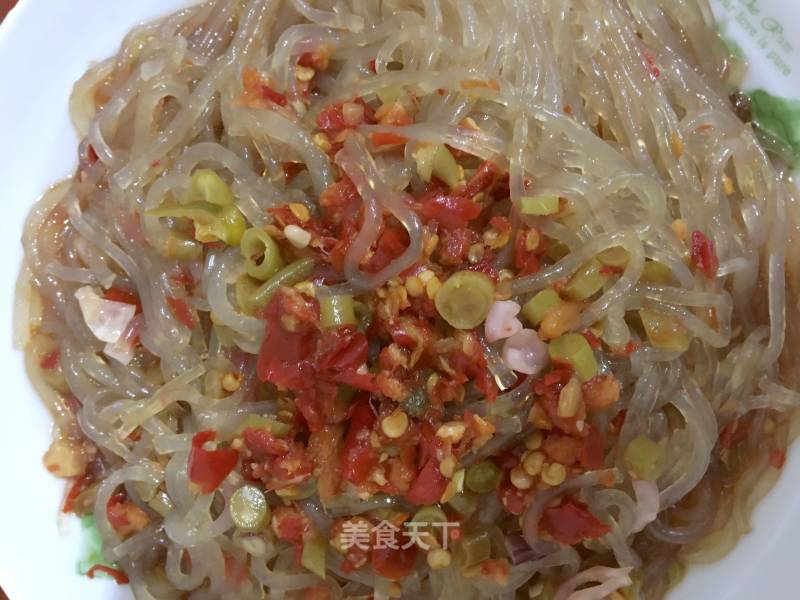 Hot and Sour Dry Mixed Vermicelli recipe