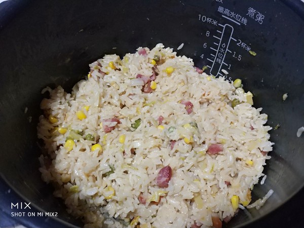 Assorted Sausage Braised Rice recipe