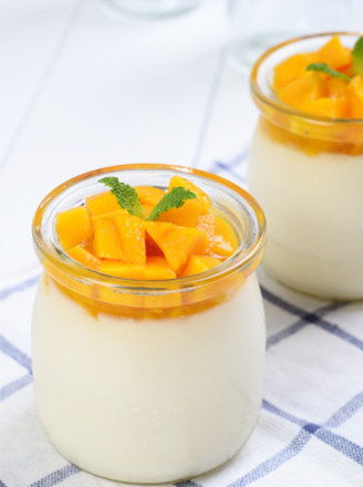 Mango Soy Milk Pudding
