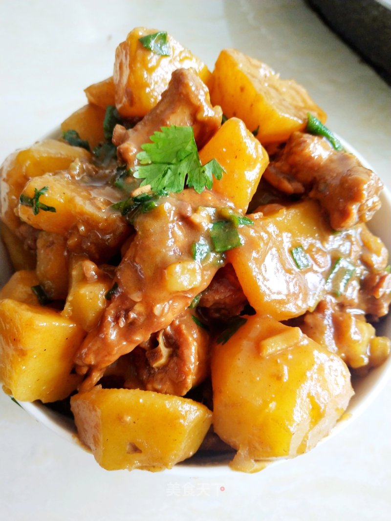 Chicken Neck Stewed Potatoes recipe