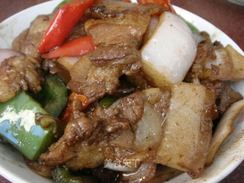 Pork Slices with Onion Sauce recipe