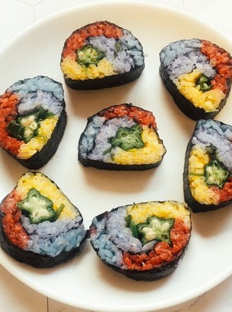 Rainbow Sushi Roll recipe