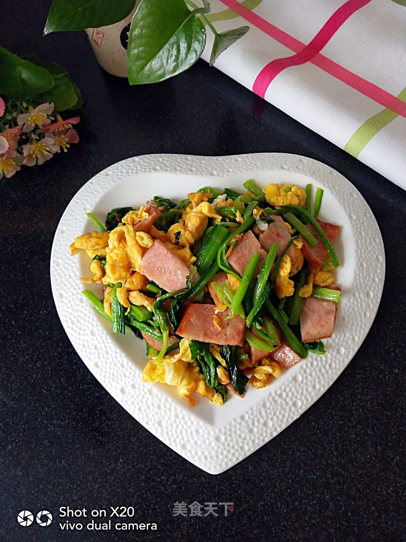 Scrambled Eggs with Spinach recipe