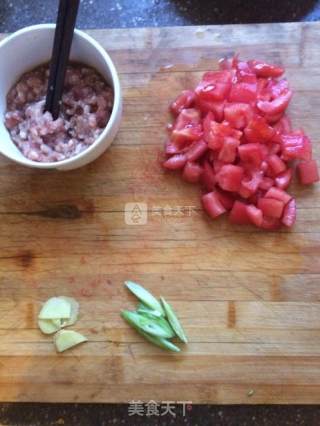 Roasted Edamame with Minced Meat and Tomato recipe