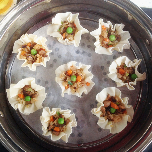 Simple and Easy to Make Glutinous Rice Shaomai recipe
