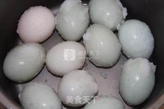 Salted Duck Eggs Marinated in Liquor recipe