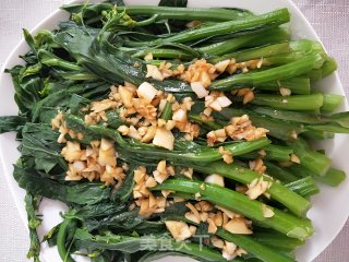 Boiled Garlic Choy Sum recipe