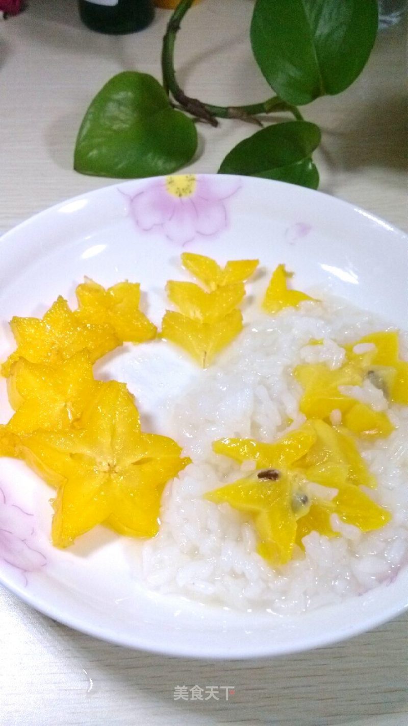 A Bowl of Health Porridge Every Day-fresh Starfruit Sweet Eight-treasure Rice recipe