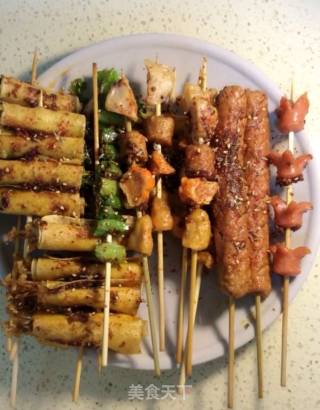 Homemade Street Fried Skewers recipe