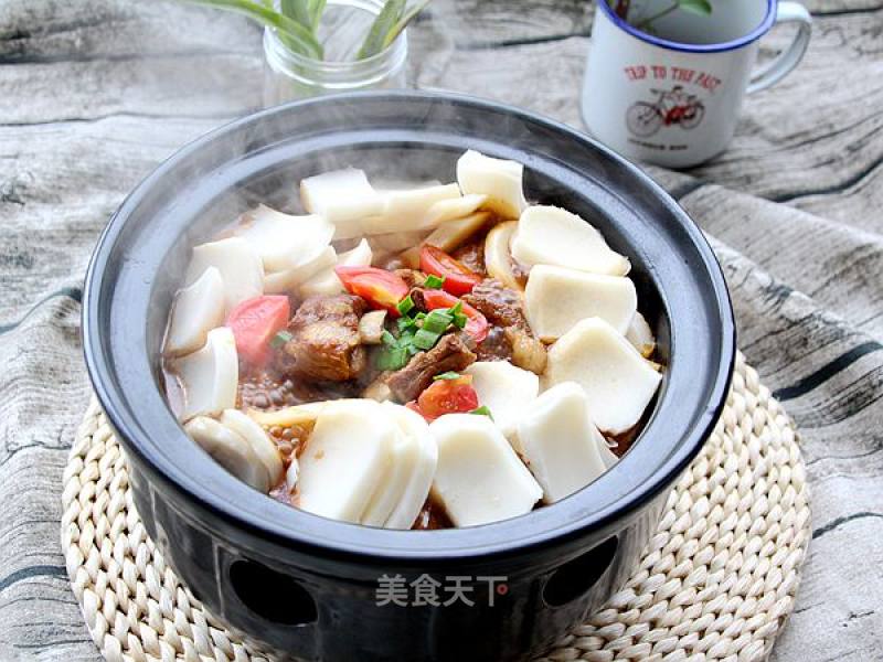 Rice Cake Pork Ribs Claypot recipe