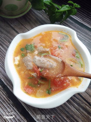 Tomato Pork Liver Soup recipe