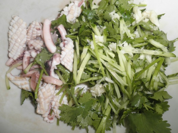 Cold Squid Roll recipe
