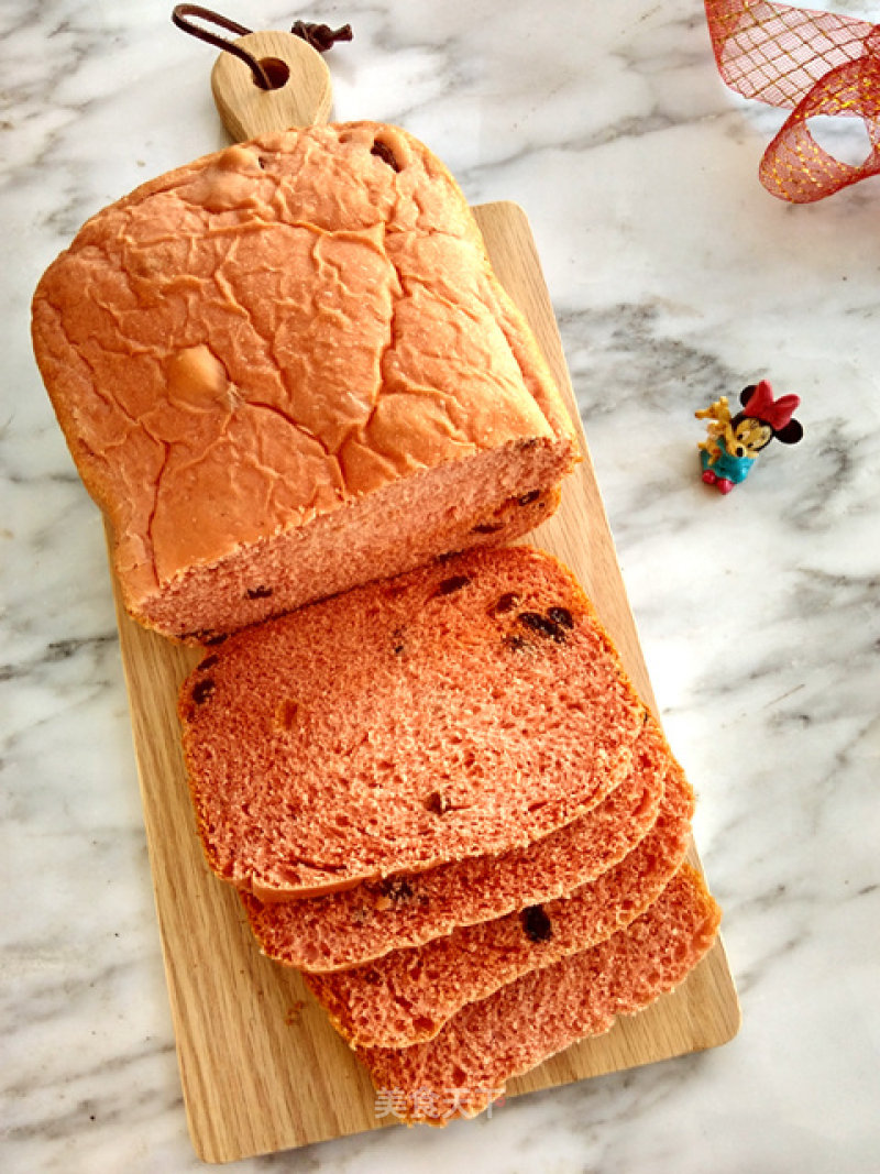 Bai Cuiyun Recipe Red Yeast Raisin Bread recipe