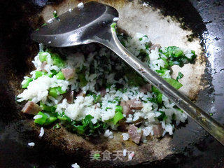 Fried Rice with Sausage and Vegetable Core recipe
