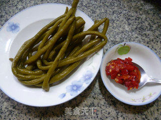 Stir-fried Pork Belly with Sour Beans recipe