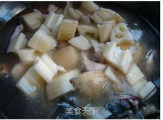 Choi Fish Braised Lotus Root recipe