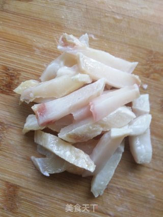 Fried Bamboo Shoots with Bacon recipe