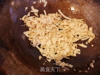 Fried Bean Sprouts with Bean Curd recipe