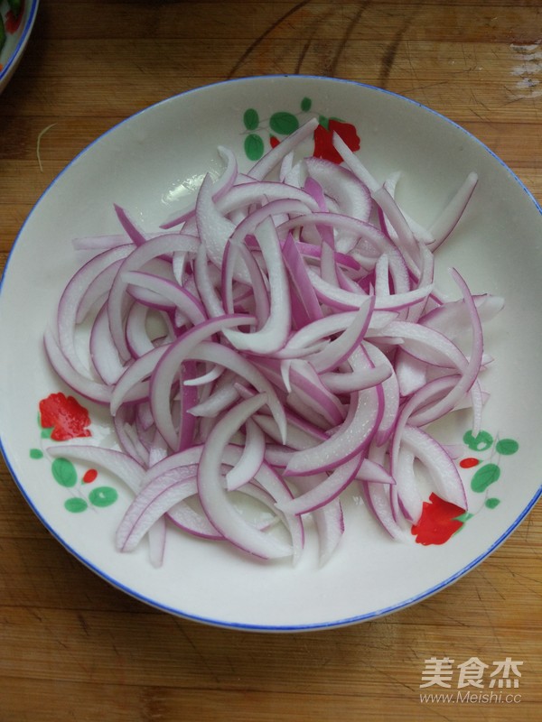 Chicken Shredded with Onion recipe