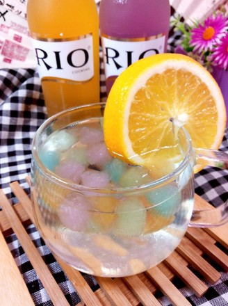 Gorgeous Colorful Ice Drink recipe