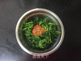 #春食野菜香#red Oil Wild Vegetables recipe